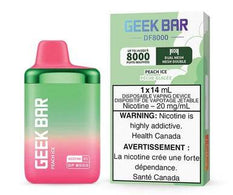 *EXCISED* RTL - Geek Bar DF8000 Disposable Vape 8000 Puff Peach Ice - Geek Bar