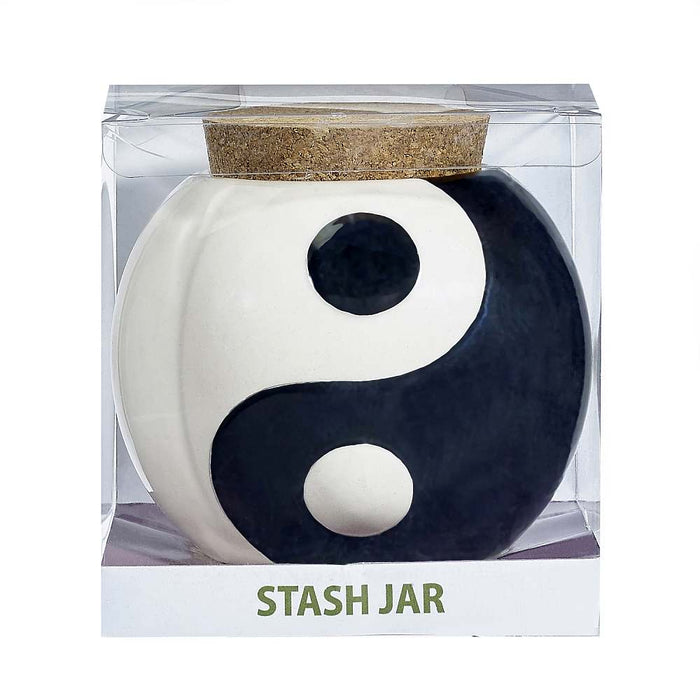 Ceramic Storage Jar Yin-Yang - Roasted and Toasted