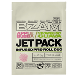 Extracts Inhaled - SK - BZAM Apple Bubba x Strawberry Guava Jet Pack Infused Pre-Roll - Format: - BZAM