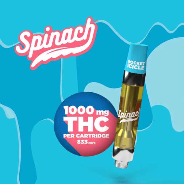 Extracts Inhaled - MB - Spinach Rocket Icicle THC 510 Vape Cartridge - Format: - Spinach