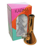 Glass Bong Karma 9" Beaker Metallic - Karma