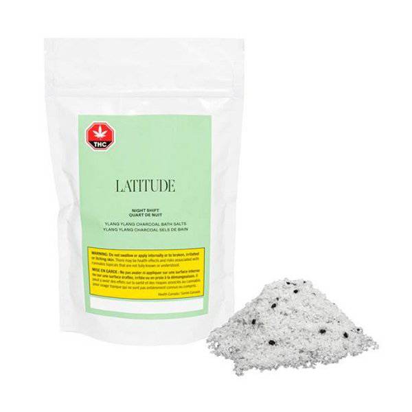 Cannabis Topicals - AB - Latitude Night Shift 1-1 THC-CBD Bath Salts - Format: - Latitude