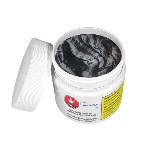 Cannabis Topicals - SK - Proofly Natural Charcoal CBD Face Mask - Format: - Proofly