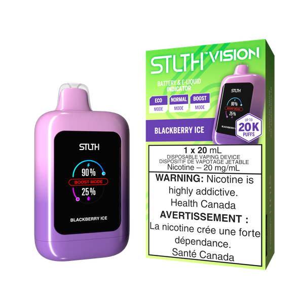 Federal *EXCISED* RTL - Disposable Vape STLTH Vision Blackberry Ice