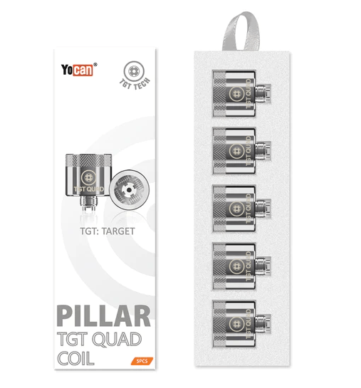 Extract Vaporizer Yocan Pillar TGT Quad Coil Box of 5 - Yocan