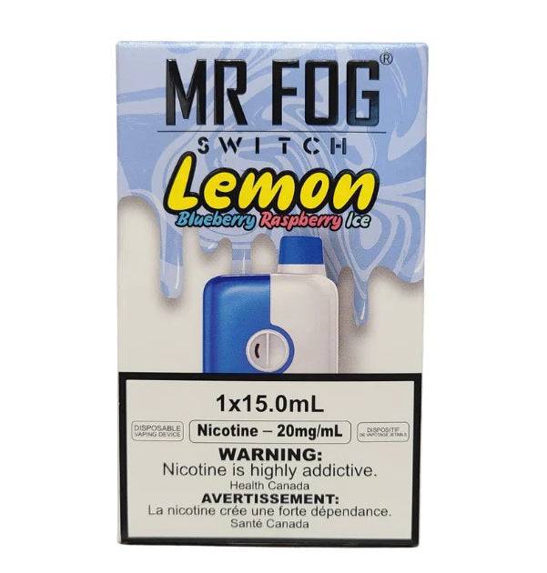 RTL - Mr Fog Switch Disposable Vape Lemon Blueberry Raspberry Ice 5500 Puffs - Mr Fog