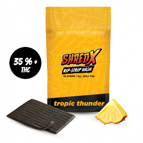 Extracts Inhaled - SK - Shred X Tropic Thunder Hash Rip Strips - Format: - Shred X