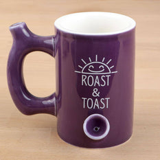 Ceramic Roast and Toast Mug Pipe Purple - Roasted and Toasted