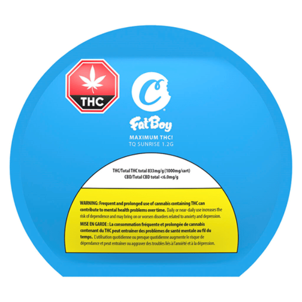 Extracts Inhaled - MB - C. TQ Sunrise Fat Boy THC 510 Vape Cartridge - Format: - C.