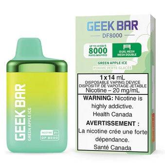 *EXCISED* RTL - Geek Bar DF8000 Disposable Vape 8000 Puff Green Apple Ice - Geek Bar