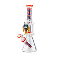 Cheech Glass - 11" Honey Drip Dual Chamber Beaker - Cheech Glass