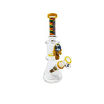 Cheech Glass - 11" Honey Drip Dual Chamber Beaker - Cheech Glass