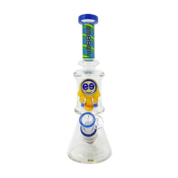 Cheech Glass - 11" Honey Drip Dual Chamber Beaker - Cheech Glass