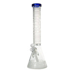 Cheech Glass - 16" Sandblasted Logo Beaker - Blue - Cheech Glass