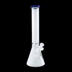 Cheech Glass - 16" Sandblasted Nuclear Beaker - Blue - Cheech Glass