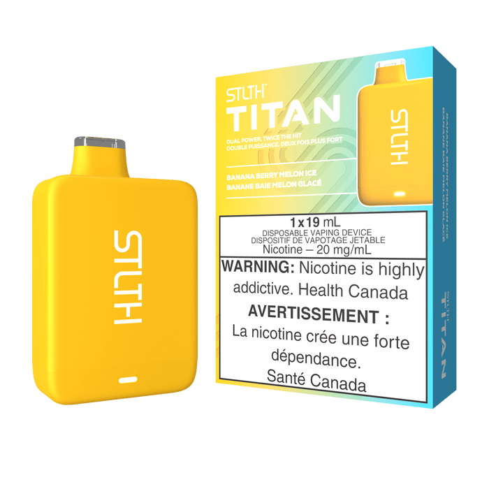 *EXCISED* RTL - STLTH Titan Disposable Vape Banana Berry Melon Ice - STLTH