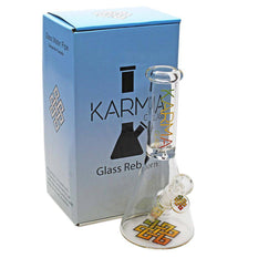 Glass Bong Good Karma 9" Skinny Beaker - Karma
