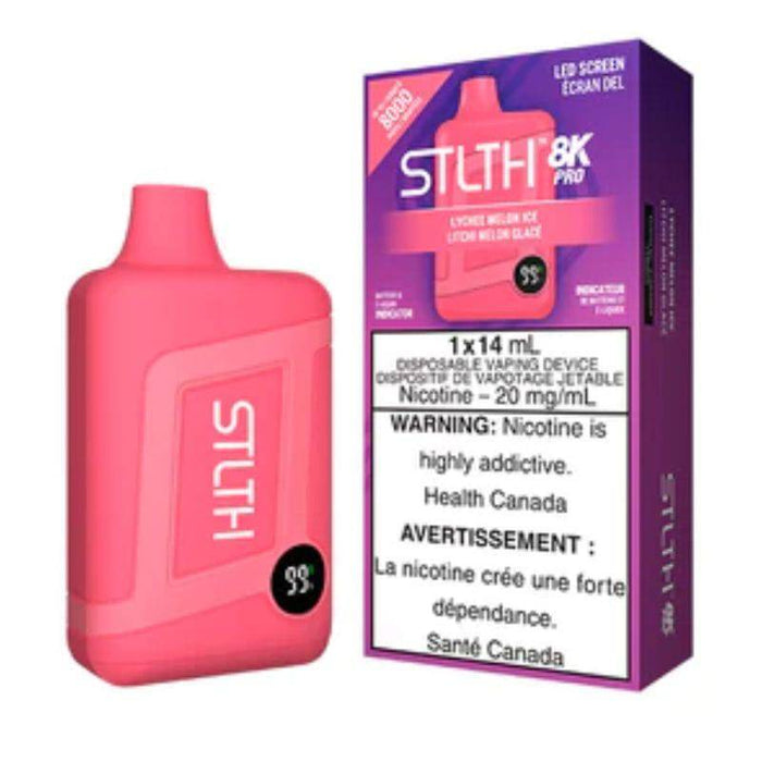 *EXCISED* RTL - STLTH 8K Pro Disposable Vape 8000 Puff Lychee Melon Ice - STLTH