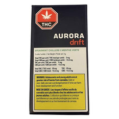 Edibles Solids - SK - Aurora Drift Mints THC Spearmint Chillers - Format: - Aurora Drift