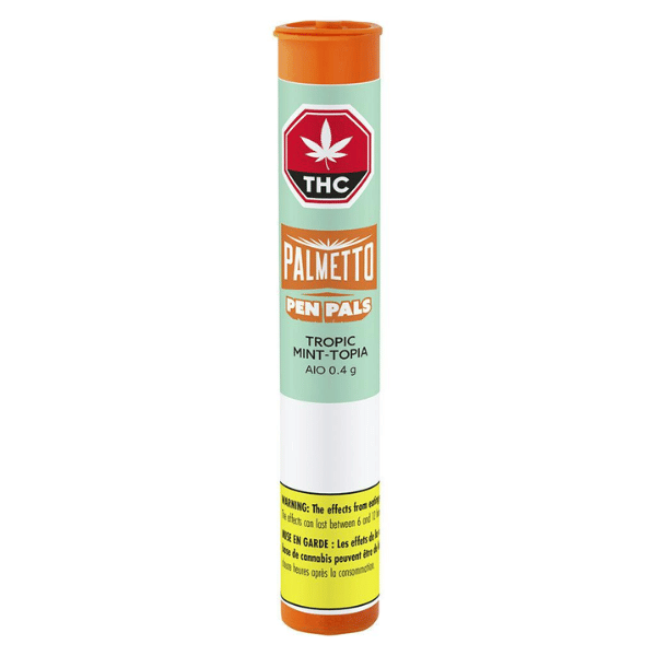 Extracts Inhaled - MB - Palmetto Pen Pal Tropic Mint-Topia THC Disposable Vape - Format: