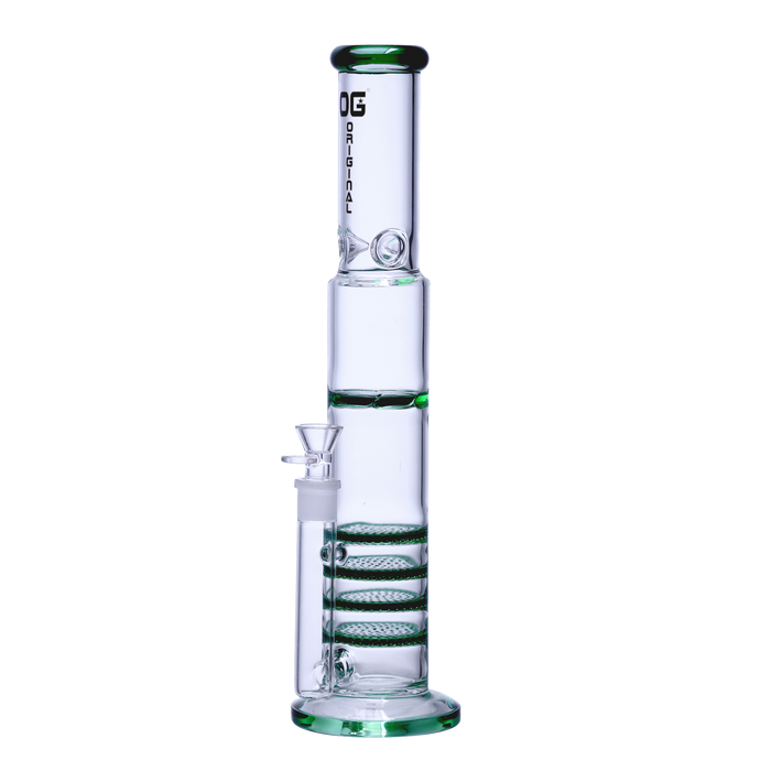 Glass Bong OG Honeycomb With Spinner 17" - OG