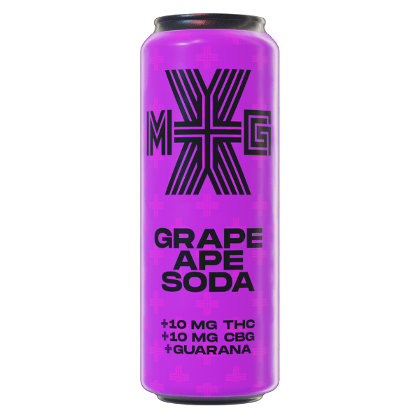 Edibles Non-Solids - SK - XMG+ Grape Ape Soda + Guarana THC-CBG Beverage - Format: - XMG