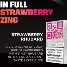 Vaping Supplies - Vuse ePOD - Strawberry Rhubarb - Vuse