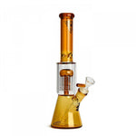 Red Eye Glass - 11" Dual Chamber Beaker Amber - Red Eye Glass