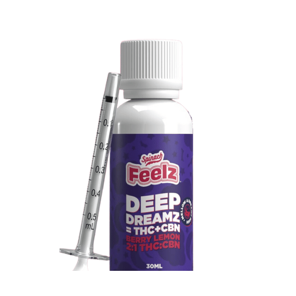 Extracts Ingested - MB - Spinach Feelz Deep Dreamz Berry Lemon 2-1 THC-CBN Oil - Format: - Spinach