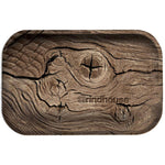 Roll Tray Grindhouse Metal Wood Design Medium - Grindhouse