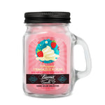 Candle Beamer Double Shot Smoke Killer Collection Whipped Strawdazzlez N Cream Small Glass Mason Jar 4oz - Beamer