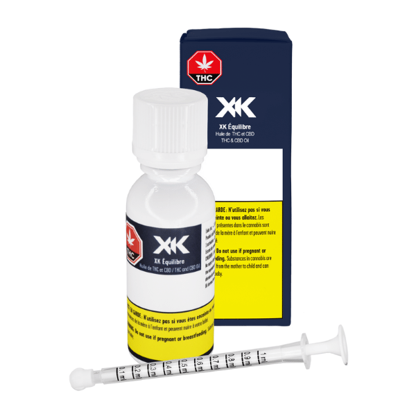 Extracts Ingested - MB - XK Equilibre 1-1 THC-CBD Oil - Format: - XK