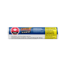 Extracts Inhaled - SK - Shred X Blueberry Blaster THC Disposable Vape - Format: - Shred X