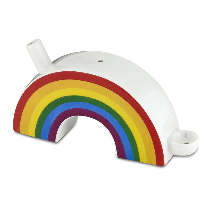 Ceramic Pipe Rainbow Pipe - Roasted and Toasted