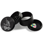 Grinder Beamer Middle Finger Design Aircraft Grade Aluminum Extended Middle Chamber 4pcs 2.5" with Guitar Pick - Beamer