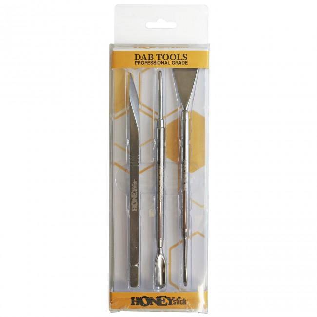 Dabber Stainless Steel Dab Tools Set Of 3 - Honeystick