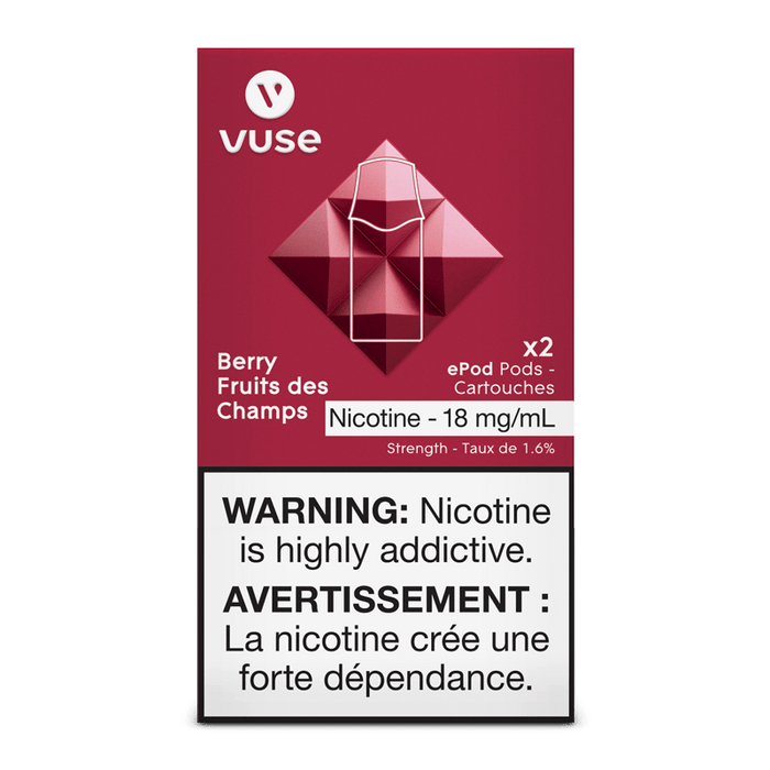 Vaping Supplies - Vuse ePOD - Berry - Vuse