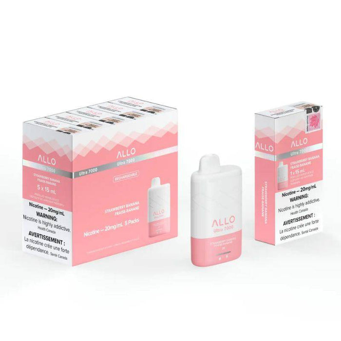 *EXCISED* RTL - Allo Ultra 7000 Disposable Vape 7000 Puff Strawberry Banana - Allo