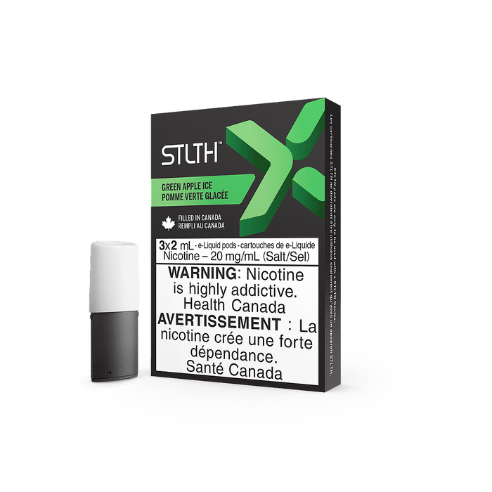STLTH X Pod 3-Pack - Green Apple Ice - STLTH