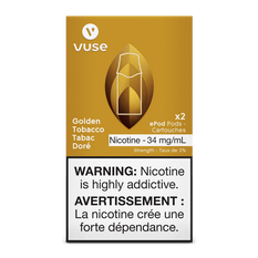 Vaping Supplies - Vuse ePOD - Golden Tobacco - Vuse