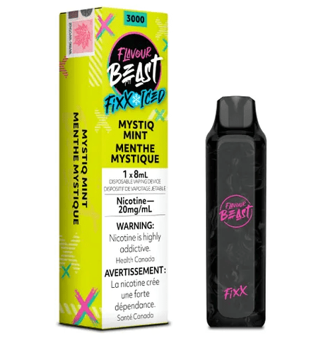 *EXCISED* RTL - Flavour Beast Fixx Disposable Vape Mystiq Mint Iced - Flavour Beast