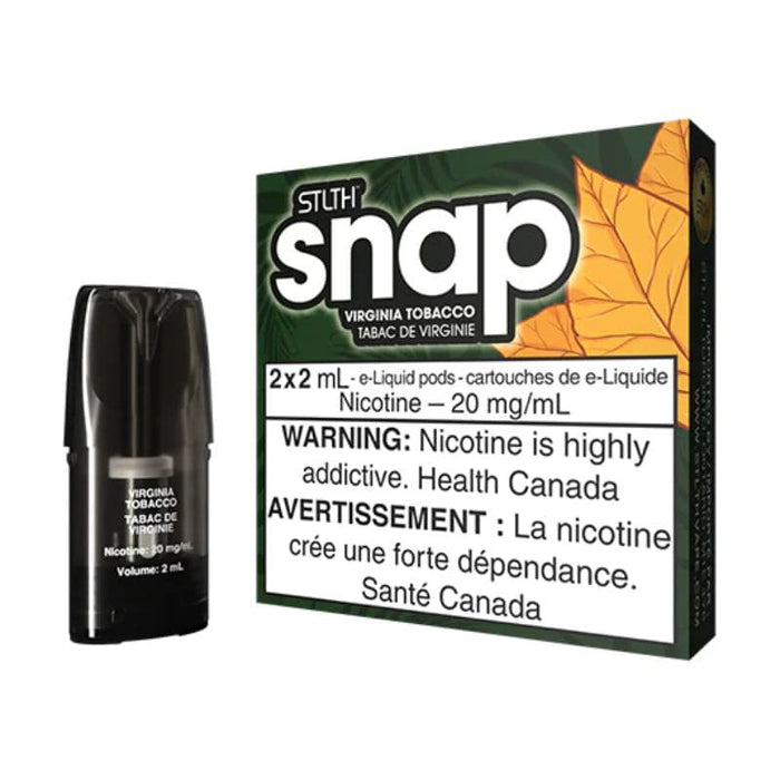 *EXCISED* RTL - STLTH Snap Pods Virginia Tobacco 2ml Pack of 2 Pods - STLTH