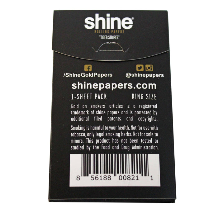 RTL - Shine King Size Papers "Pinstripes" 1 Sheet Pack - Shine