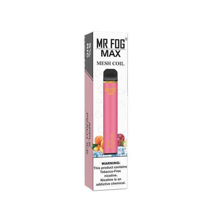 *EXCISED* RTL - Mr Fog Max 1000 Disposable Vape Apple Peach Ice - Mr Fog