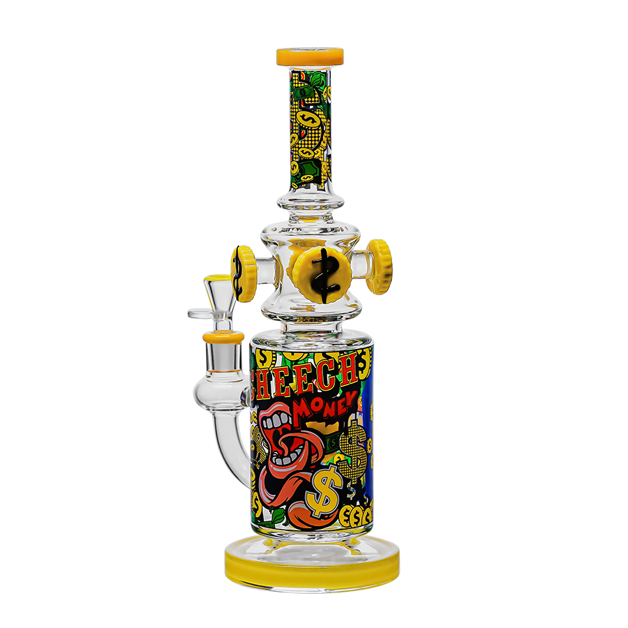 Glass Bong Cheech Glass Lets Gamble Design 13