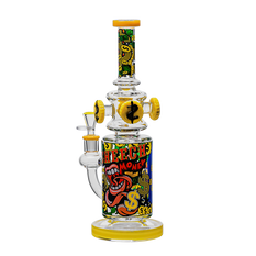 Glass Bong Cheech Glass Lets Gamble Design 13" - Cheech Glass