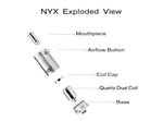 ***DISCONTINUED*** Yocan Dual Quartz Adjustable Airflow NYX Atomizer Set - Edison