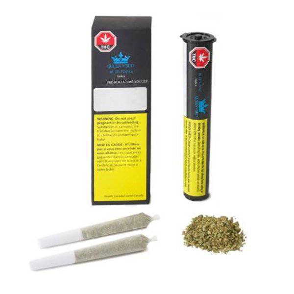 Dried Cannabis - AB - Queen Of Bud Blue Topaz Kalifornia Pre-Roll - Format: - Queen of Bud