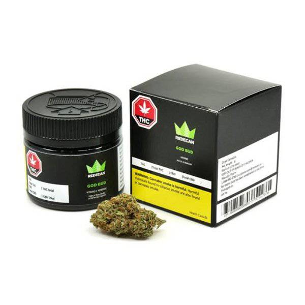 Dried Cannabis - AB - Redecan God Bud Flower - Format: - Redecan