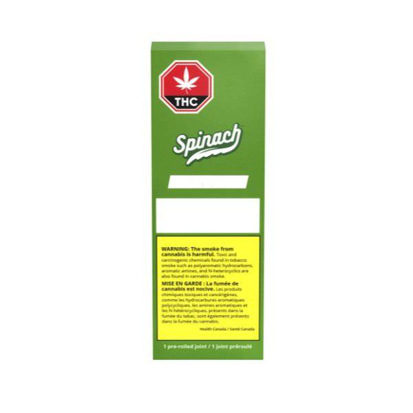 Dried Cannabis - AB - Spinach GMO Cookies Pre-Roll - Format: - Spinach